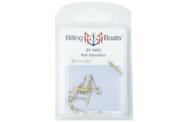 Rail Stanchion 15 mm, 1 Hole (20)